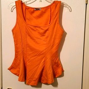 Imagenation coral square neck top